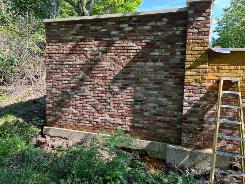 Before — mismatched brickwork, Epping Forest