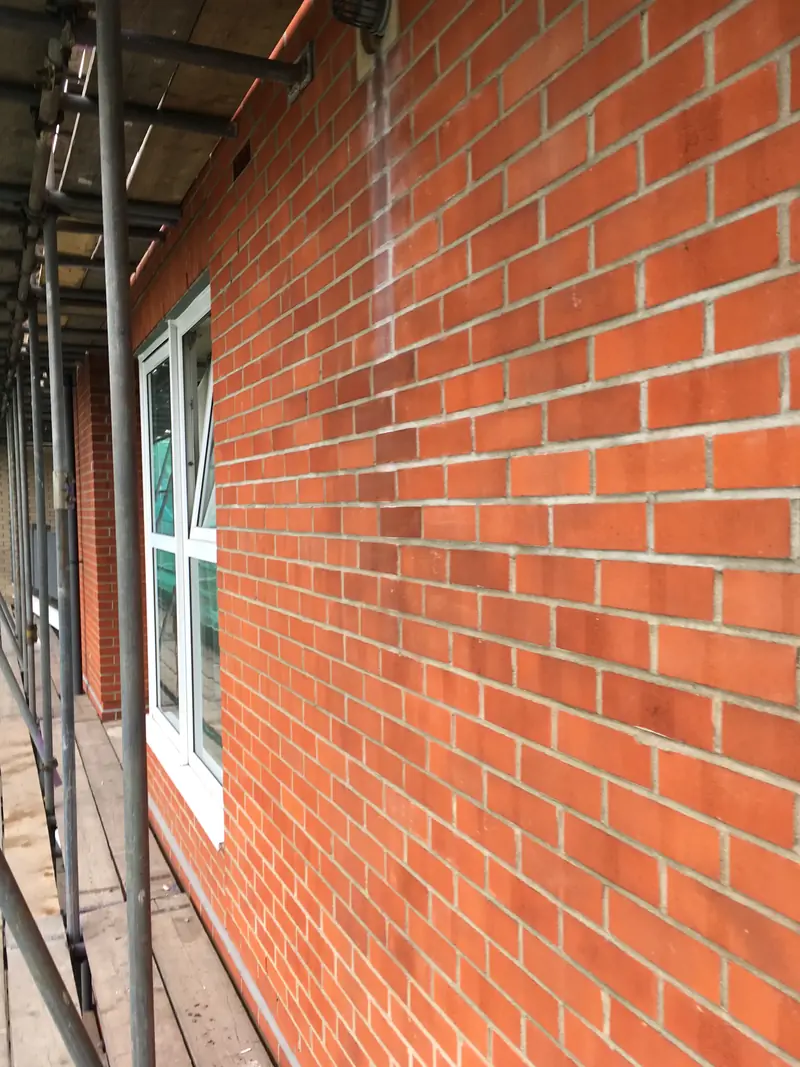 After — uniformly tinted brickwork, Barnet