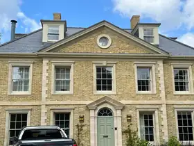 Lime weather-struck repointing, Wimbledon