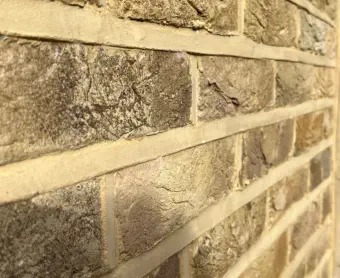 Lime mortar weatherstruck repointing - New extension - Enfield