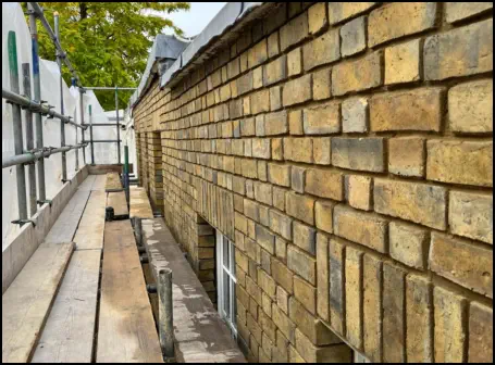 Brick sealing in Walthamstow