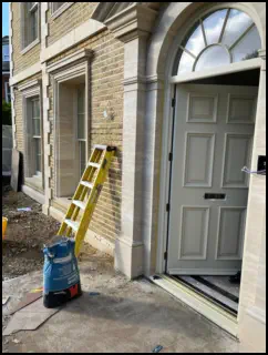 Lime mortar repointing in Coombe Hill, Surrey