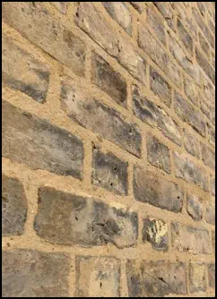 Lime mortar repointing to flank wall in Leyton E10