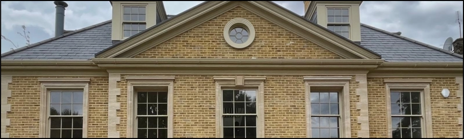 Weather struck lime mortar repointing - Coombe Hill - Kingston - Surrey
