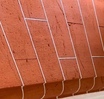 Tuck pointing to gauged brickwork Sloane Square - London
